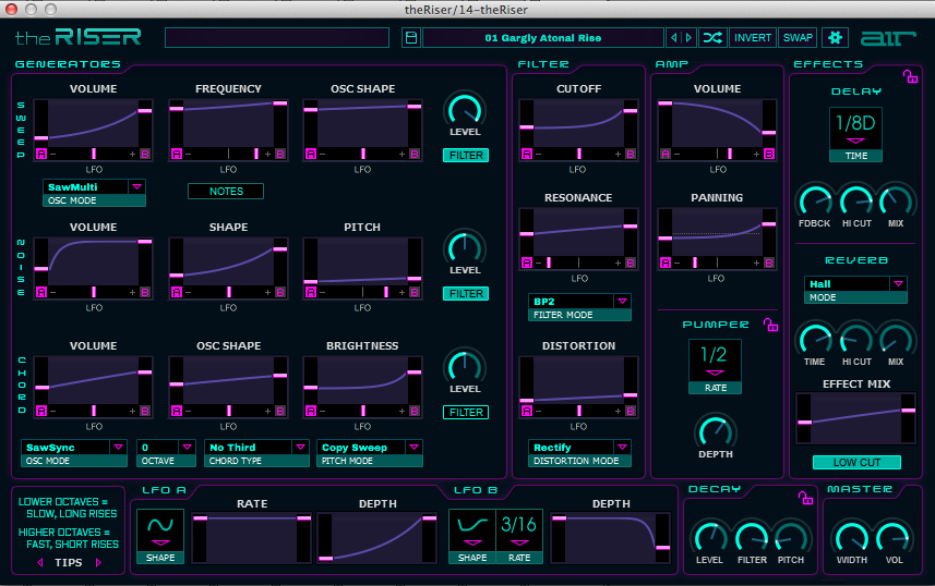 Please stand up! „The Riser“ von AIR modifiziert Übergänge