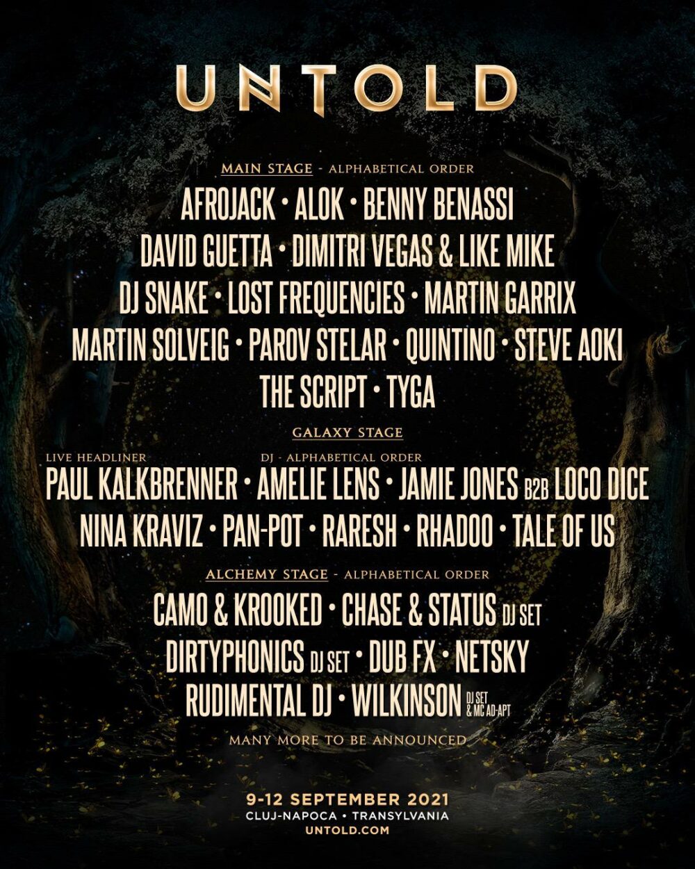 UNTOLD Lineup Phase 1 mit Paul Kalkbrenner, Nina Kraviz und PanPot