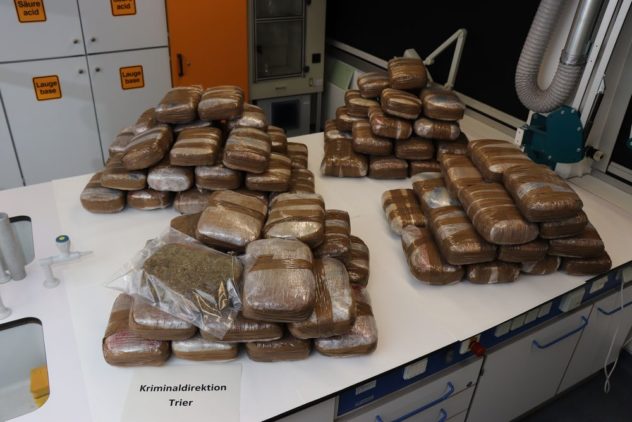 Trier - 90 Kilogramm Marihuana sichergestellt - Foto: Polizei