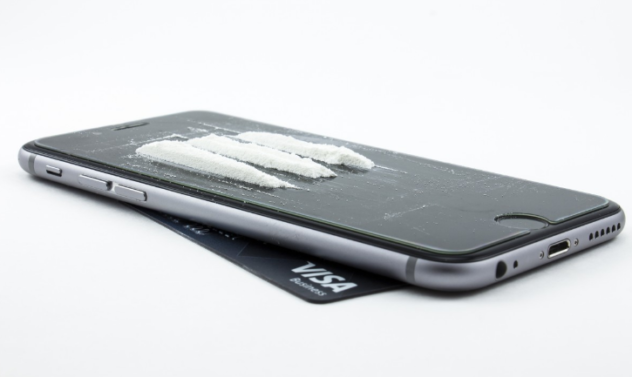 Kokain Line Handy