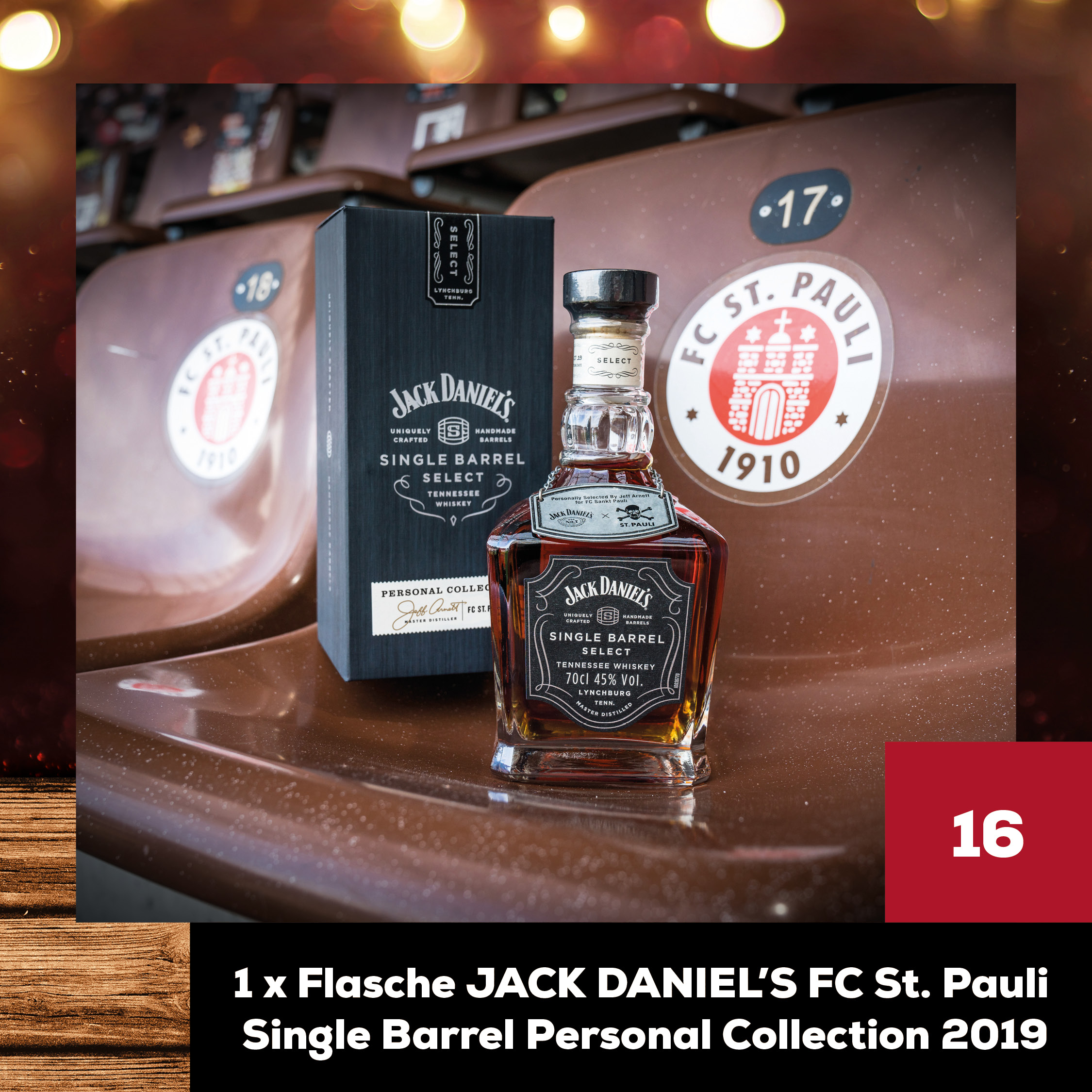 FAZEmagAdventskalender Tag 16 1 x Flasche Jack Daniel