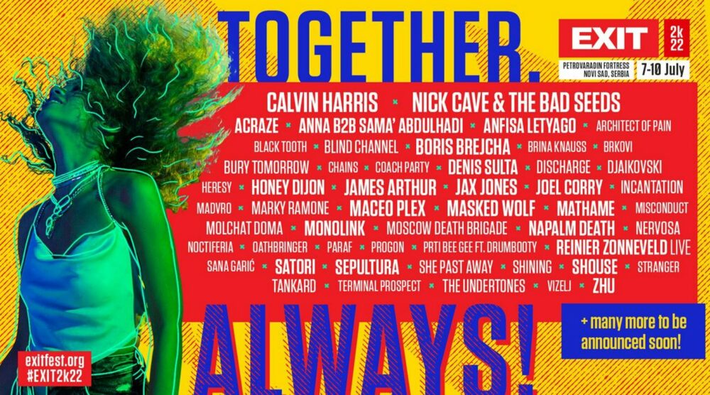 EXIT 2022 60 neue Acts Anfisa Letyago, Anna, Maceo Plex und Monolink