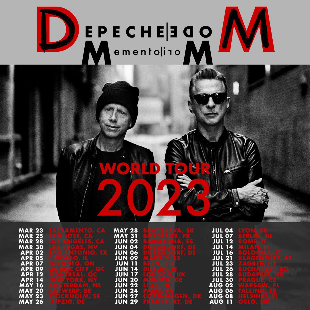 Depeche Mode neues Album & Welttournee für 2023 angekündigt