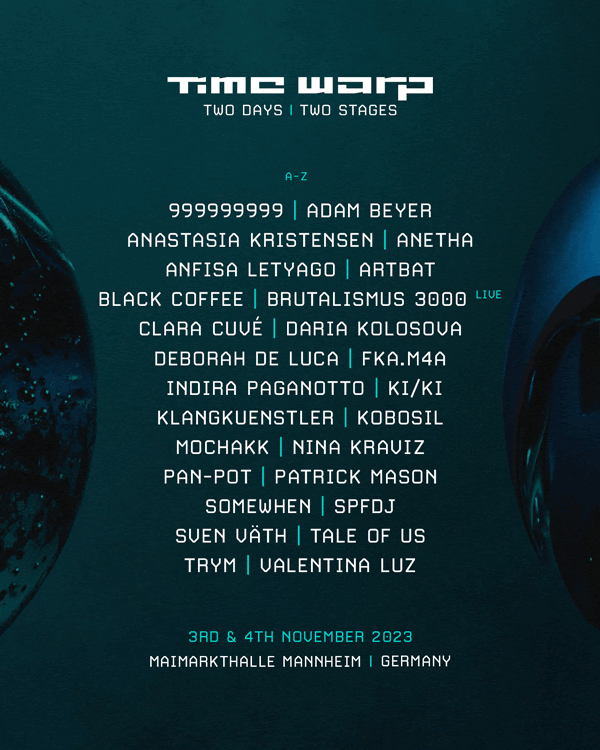 Time Warp Hier ist das Lineup für die NovemberAusgabe